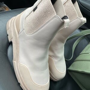Women's Beige Ankle Boots